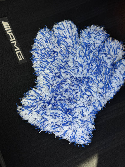 Fünf-Finger Mikrofaser-Waschhandschuh